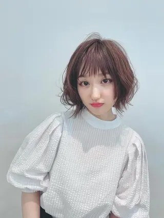 ショート 韓国風レイヤーカット 松葉翔のヘアスタイル