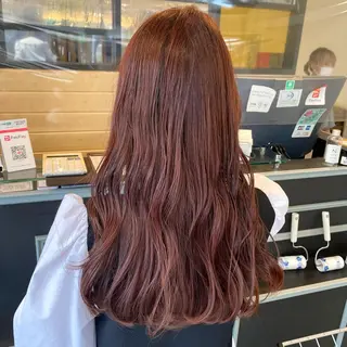 ロング カラー スナコザワ レナのヘアスタイル