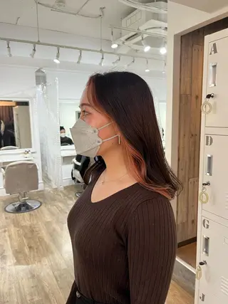 セミロング カラー ネイル GOTODAYシェアサロン梅田茶屋町店所属・𝗺𝗶𝗸𝘂♡ 似合わせ🎀のヘアスタイル