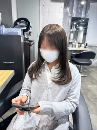 セミロング 海外トレンドヘア🤍 sumireのヘアスタイル