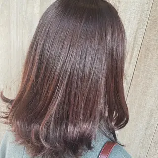 セミロング カラー ヘアセット/髪質改善 🌿 長 若奈のヘアスタイル