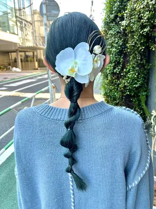 ロング 🌼U24 ヘアデザインラボのヘアスタイル