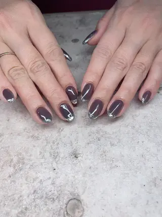 ミディアム ネイル NailbyN所属・Nail_by N1のネイルデザイン