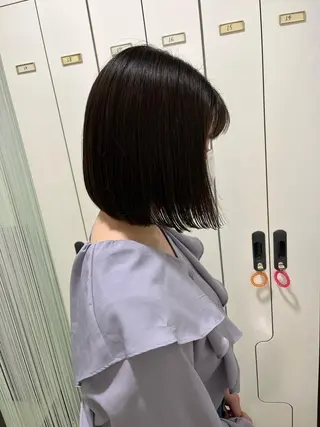 ショート ぷつっとボブ/ちゅる ピンク/mika☆のヘアスタイル