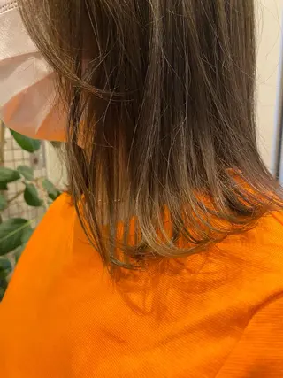 ミディアム カラー 透明感カラー 🩰asumiのヘアスタイル