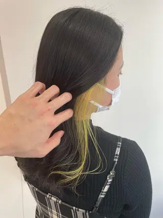 ミディアム カラー HIKARU副店長/ ✨️髪質改善のヘアスタイル