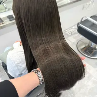 ロング カラー Parve Mix 森 美遥🇰🇷🩶のヘアスタイル