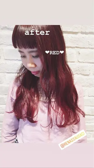 ミディアム la fith所属・rico_by ヘアとアイブロウのヘアスタイル