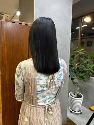 セミロング 齊田 来海のヘアスタイル