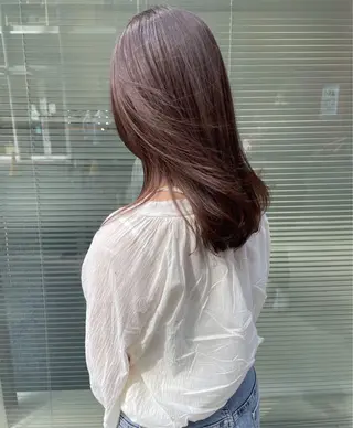 ミディアム 田中 碧のヘアスタイル