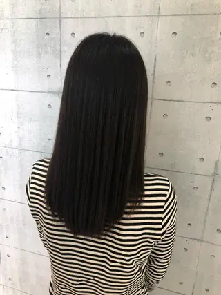 ロング カラー 金沢 広美のヘアスタイル