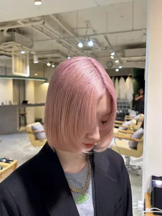カラー mahiro/暖色 カラー/カットモデルのヘアスタイル