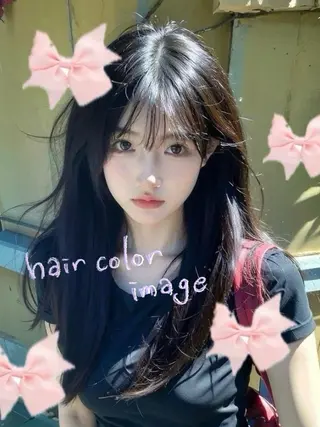 カラー 韓国透明感color 🤍sawako🏹のヘアスタイル