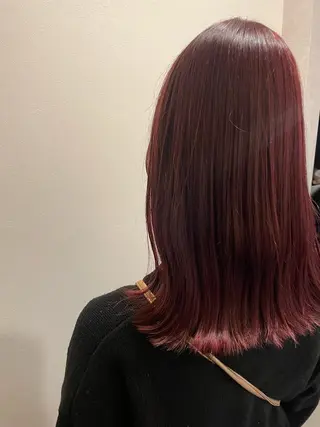 ミディアム カラー sohee【ソヒ】 305号室のヘアスタイル