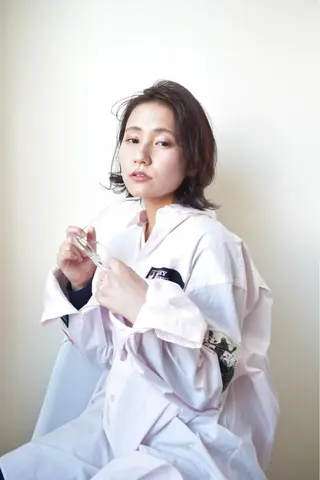 ミディアム カラー パーマ nambu-GARDEN所属・上田 昂雅のヘアスタイル