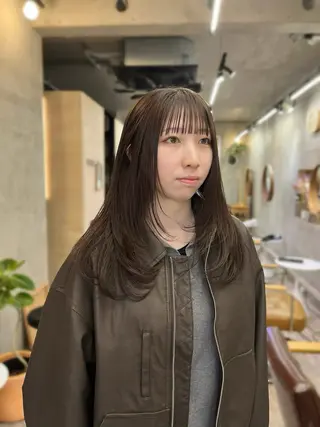 ロング カラー SALT WATER所属・🫐 𝐌𝐚𝐨 🫐似合わせcutのヘアスタイル