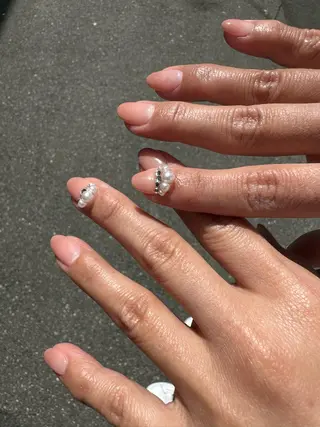 ロング カラー ヘアアレンジ キッズ ネイル マツエク・マツパ アイブロウ 福田 加奈のネイルデザイン