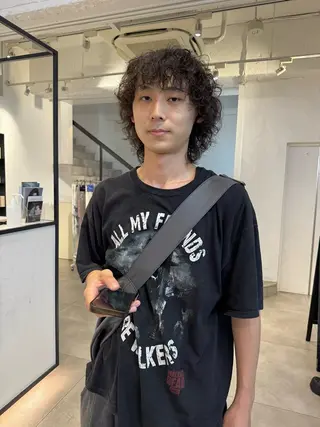 ミディアム パーマ メンズ 🇰🇷カルマパーマ kaito🇰🇷のヘアスタイル