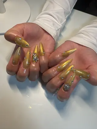 ネイル 33nail✴️栄 スミレ❇️Gel-xのネイルデザイン