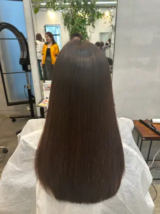 ロング パーマ 川口開世 layer cutのヘアスタイル