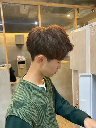 メンズ シミズ アスカのヘアスタイル