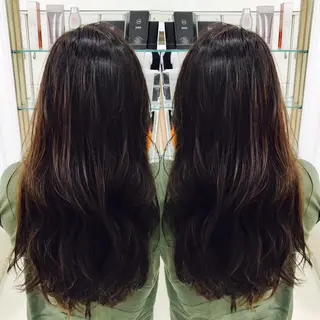 ロング 大澤 碧のヘアスタイル