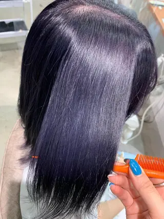 セミロング カラー ヘアアレンジ 指名支持率NO.1 スタイリストのヘアスタイル