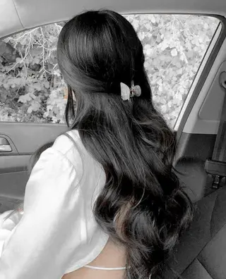 ロング 韓国特化🇰🇷 エクステのヘアスタイル