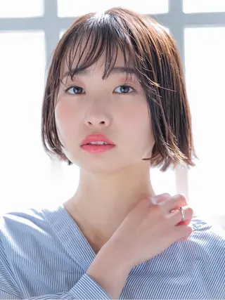 ミディアム カラー ヘアアレンジ 河野 龍斗のヘアスタイル