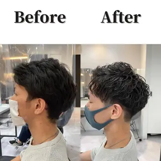 ショート 髪質改善× ハイライト溝江のヘアスタイル