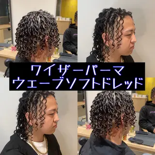 パーマ メンズ Le'a所属・渋谷/フェード/ 國分 翔のヘアスタイル