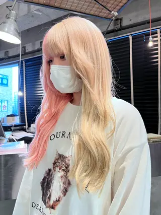 ロング カラー iLi🫧kim ryongna🦋のヘアスタイル