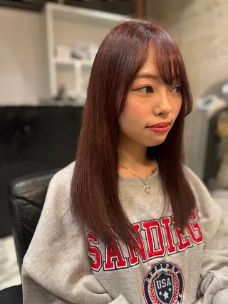 ミディアム Luxe所属・Luxe表参道 髪質改善　奈良のヘアスタイル