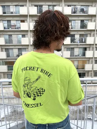 ショート メンズ 髪質改善カラー ケアブリーチ/タムのヘアスタイル