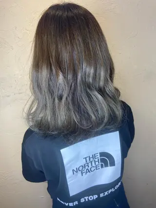 セミロング カラー 馬場 瑞穂のヘアスタイル