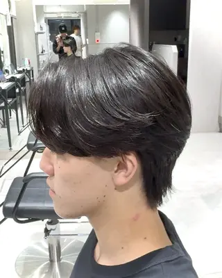 メンズ 曲がる縮毛/カルマパ ーマ/池袋/横村大全のヘアスタイル