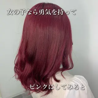 セミロング カラー 中本 達也のヘアスタイル