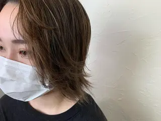 ミディアム カラー ALO art hair所属・  AYARIのヘアスタイル