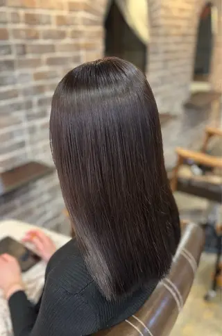 セミロング カラー カラーモデル/ 川野秀真のヘアスタイル