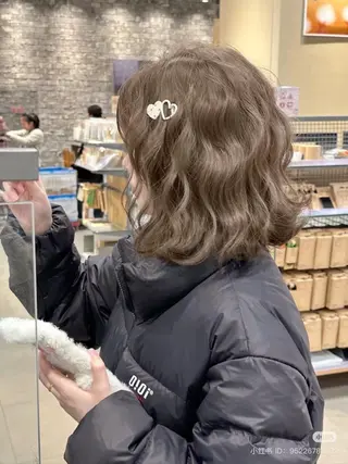 カラー 韓国風スタイル🪽 トレンドヘア🪽のヘアスタイル