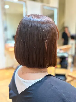 ショート ボブカット／ 明千のヘアスタイル