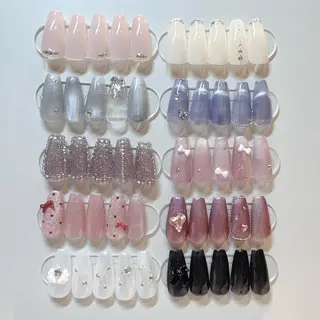 ネイル RIEKO🍒 ワンホン♡推しネイルのネイルデザイン