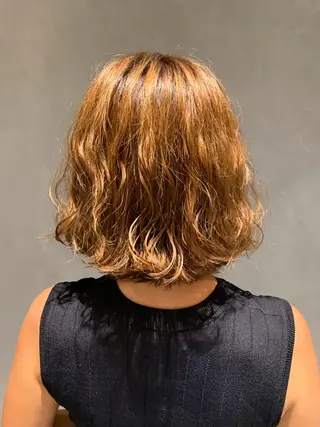 パーマ 湯浅  隆のヘアスタイル