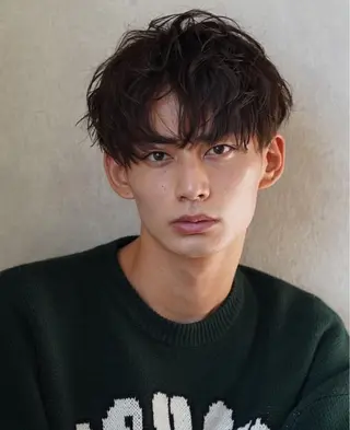 メンズ 𝐌𝐨𝐞/透明感 暖色ボブ🤍のヘアスタイル