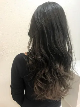 ロング カラー シールエクステ⭐️ オオミタクヤのヘアスタイル