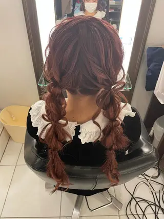 ヘアアレンジ 🍀アレンジ簡単ヘア ☘️石田万里奈🍀のヘアスタイル