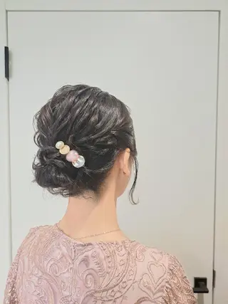 ヘアアレンジ あかね☆ヘアアレンジ /ボブ/縮毛矯正のヘアスタイル