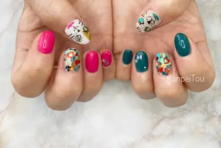 ネイル おうちのネイルサロン konpeiTou〜こんぺいとう〜所属・おうちのネイルサロン KonpeiTouのネイルデザイン