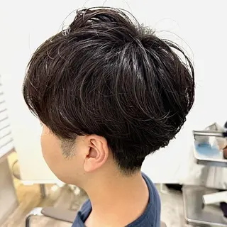 パーマ メンズ 🦖韓国風メンズ/ カルマパーマ/羽根田のヘアスタイル
