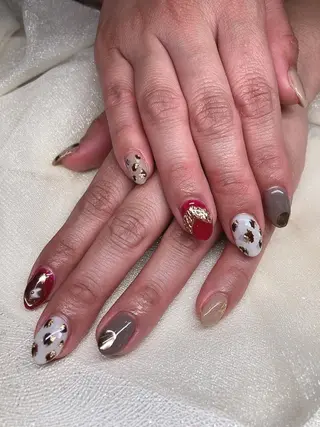 ネイル 𝐴𝑁𝑈𝐸 深爪育成専門サロンのネイルデザイン